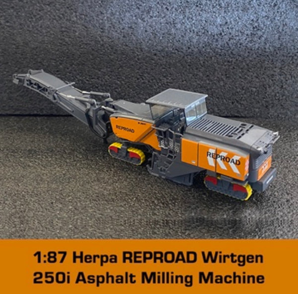 1:87 Herpa REPROAD Wirtgen 250i Asphalt Milling Machine