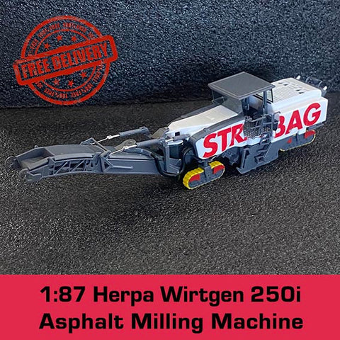 1:87 Herpa Wirtgen 250i Asphalt Milling Machine