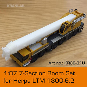 1:87 7-Section Boom Set for Herpa LTM1300-6.2