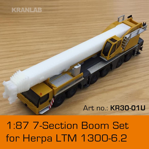 1:87 7-Section Boom Set for Herpa LTM1300-6.2