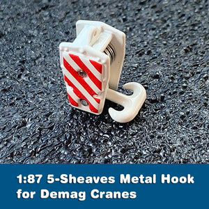1:87 5-Sheave Metal Demag Hook